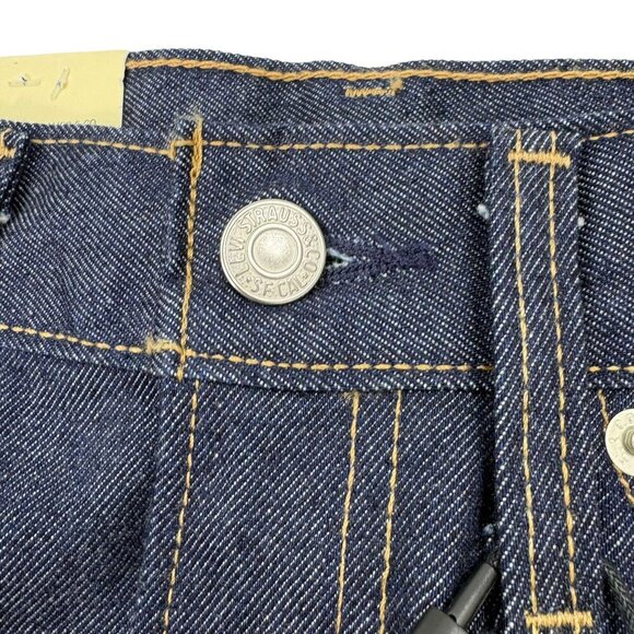 Levi’s Premium High-Rise Denim Midi Skirt NWT (XS / Size 2 / 26 Dark Wash) - Picture 10 of 15